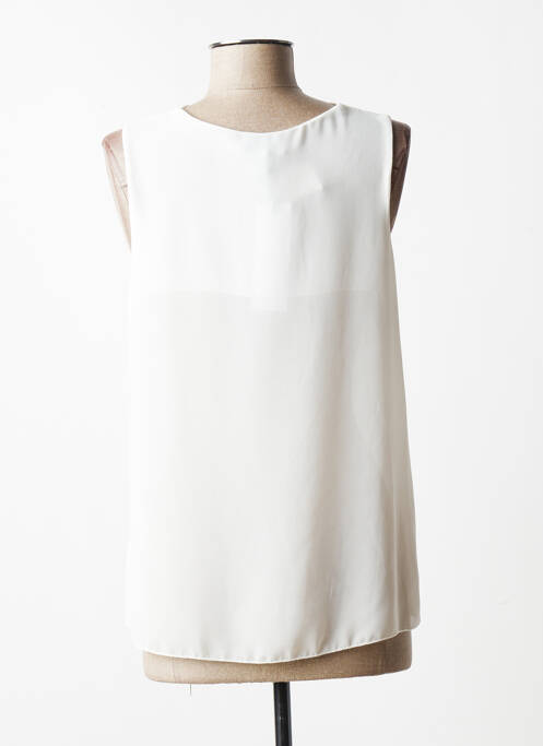 Top blanc QUATTRO pour femme