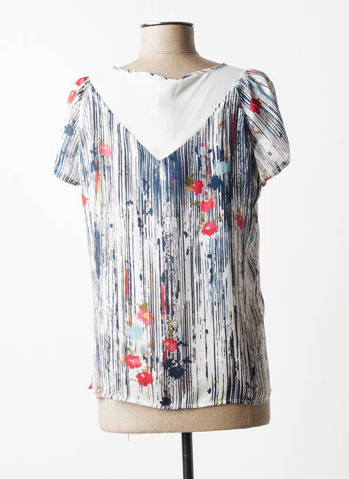 Top blanc QUATTRO pour femme