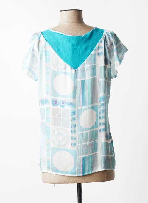 Top bleu QUATTRO pour femme