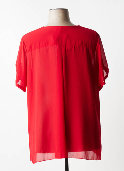 Blouse rouge QUATTRO pour femme