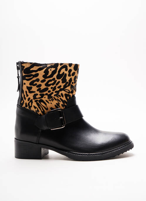 Bottines/Boots noir REBECA SANVER pour femme