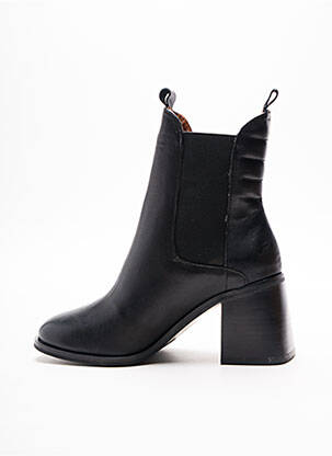 Bottines/boots matière lisse talon de 4 à 6cm noir EMILIE KARSTON femme