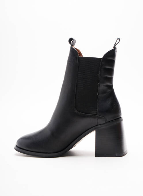 Bottines/boots matière lisse talon de 4 à 6cm noir EMILIE KARSTON femme