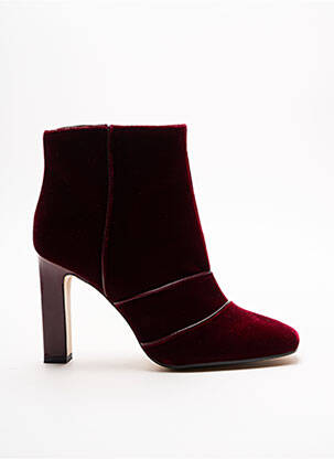 Bottines/boots fermeture zippée talon de 7 à 9cm violet LODI femme