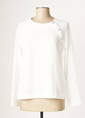 Pull blanc MALOKA pour femme seconde vue