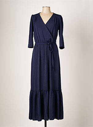 Robe longue bleu BY MEG pour femme