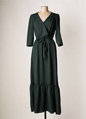 Robe longue vert BY MEG pour femme seconde vue
