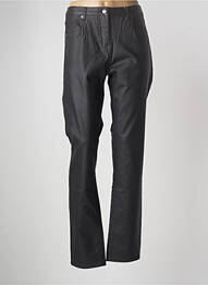 Pantalon slim taille normale taille normale noir ZHENZI femme