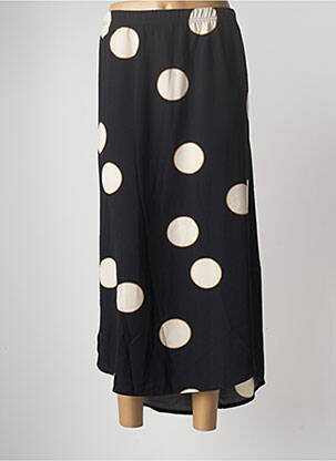 Jupe mi-longue taille normale noir OZÉE femme