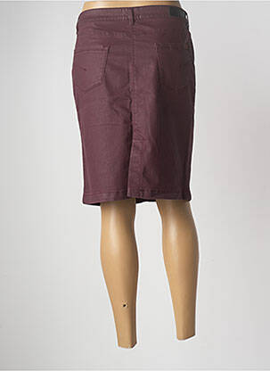 Jupe mi-longue stretch violet COUTURIST femme