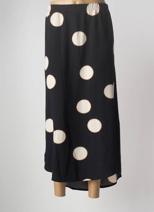Jupe mi-longue taille normale noir OZÉE femme