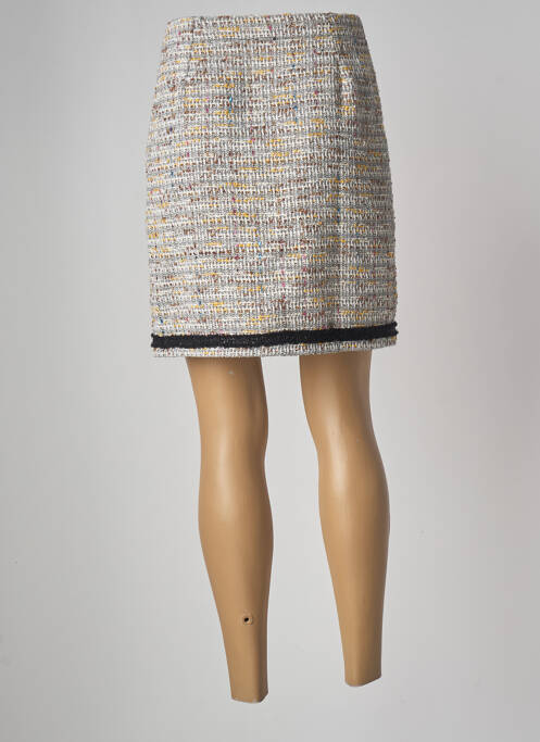 Jupe courte beige MALOKA pour femme