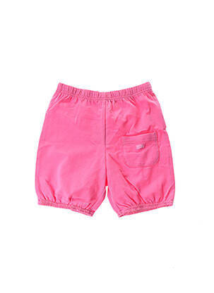 Pantacourt poches taille élastique rose NANO & NANETTE fille