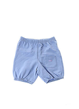 Pantacourt taille élastique taille élastique bleu NANO & NANETTE fille