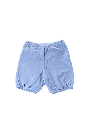 Pantacourt taille élastique taille élastique bleu NANO & NANETTE fille
