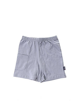 Pantacourt stretch taille élastique gris NANO & NANETTE garçon