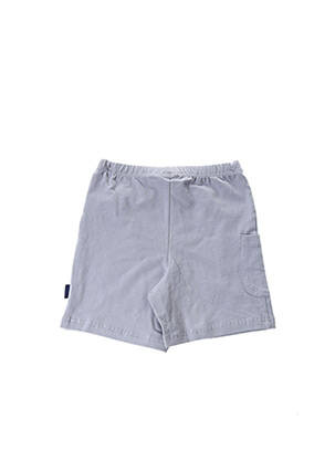Pantacourt stretch taille élastique gris NANO & NANETTE garçon