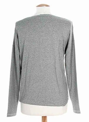 T-shirt manches longues manches longues gris K'TENDANCES femme