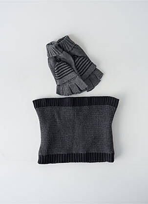 Gants doublure gris MARESE garcon