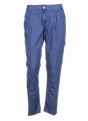Pantalon slim stretch taille normale bleu K'TENDANCES femme