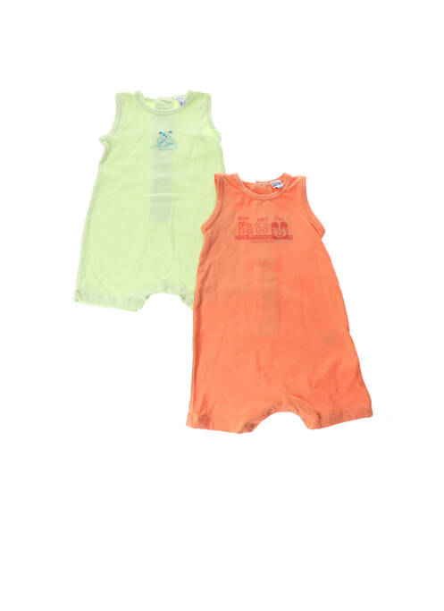 Combi-pantalon sérigraphie orange NANO & NANETTE garcon