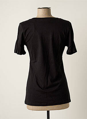 T-shirt sérigraphie manches courtes noir ARTISTS femme
