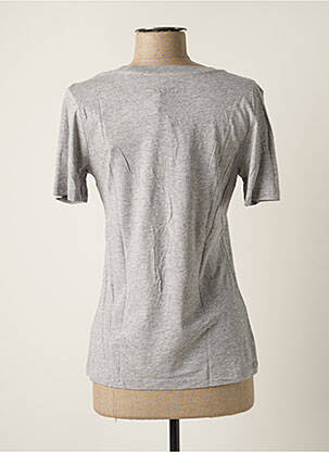 T-shirt sérigraphie manches courtes gris ARTISTS femme