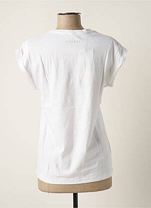T-shirt sérigraphie manches courtes blanc ARTISTS femme