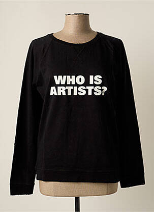 Sweat-shirt noir ARTISTS pour femme