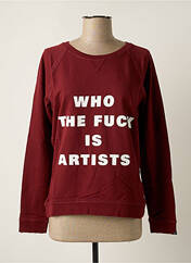 Sweat-shirt rouge ARTISTS pour femme seconde vue