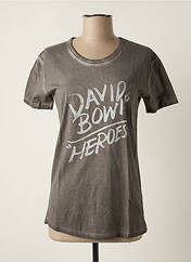T-shirt gris ARTISTS pour femme seconde vue
