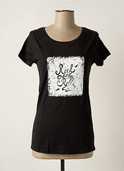 T-shirt noir ARTISTS pour femme seconde vue