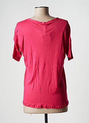 Gilet manches courtes stretch rose AMERICAN VINTAGE femme
