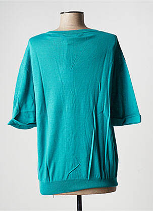 Gilet manches longues manches 3/4 bleu AMERICAN VINTAGE femme