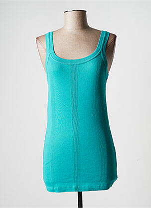 Gilet sans manche sans manche vert AMERICAN VINTAGE femme