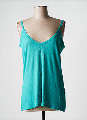 Top stretch fines bretelles vert AMERICAN VINTAGE femme