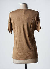T-shirt marron AMERICAN VINTAGE pour femme seconde vue