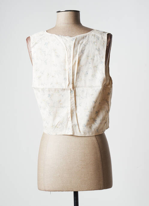 Gilet sans manche beige AMERICAN VINTAGE pour femme