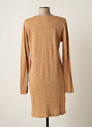 Robe mi-longue manches longues manches longues marron AMERICAN VINTAGE femme