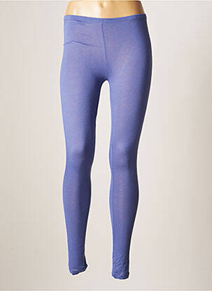 Legging tissage jersey violet AMERICAN VINTAGE femme