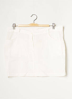 Jupe courte poches blanc AMERICAN VINTAGE femme