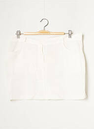 Jupe courte poches blanc AMERICAN VINTAGE femme