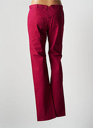 Pantalon slim fermeture zippée sous rabat boutonné taille normale rouge AMERICAN VINTAGE homme