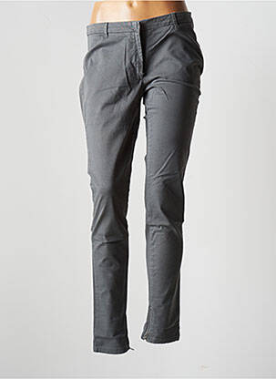 Pantalon slim taille normale taille normale gris AMERICAN VINTAGE femme