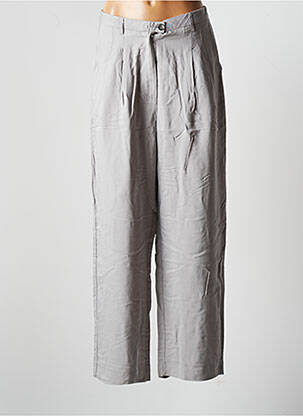 Pantalon droit gris AMERICAN VINTAGE pour femme
