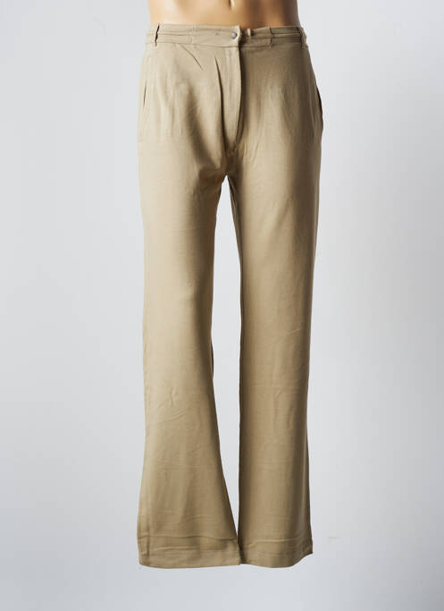 Pantalon droit taille normale taille normale beige AMERICAN VINTAGE homme