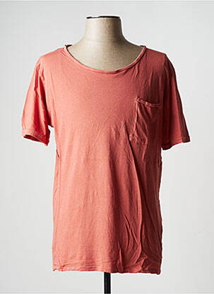 T-shirt coupe cintrée manches courtes orange AMERICAN VINTAGE homme