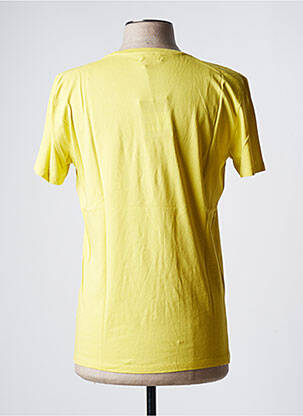 T-shirt coupe cintrée manches courtes jaune AMERICAN VINTAGE homme
