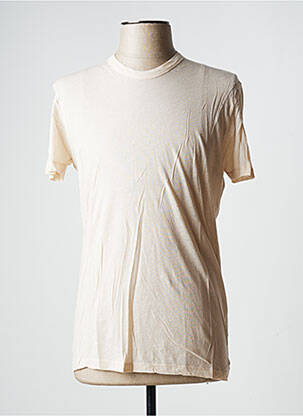T-shirt coupe cintrée manches courtes beige AMERICAN VINTAGE homme