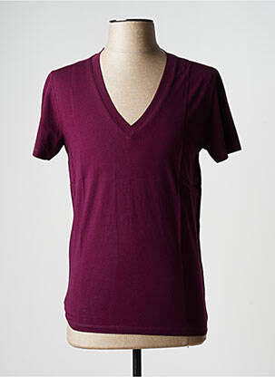T-shirt violet AMERICAN VINTAGE pour homme